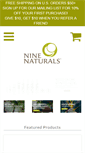 Mobile Screenshot of ninenaturals.com
